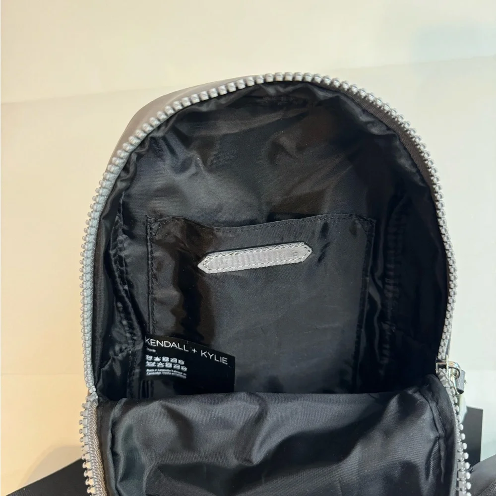 TOP SELLER Kendall & Kylie Gray Backpack Messenger Crossbody Adjustable NWT